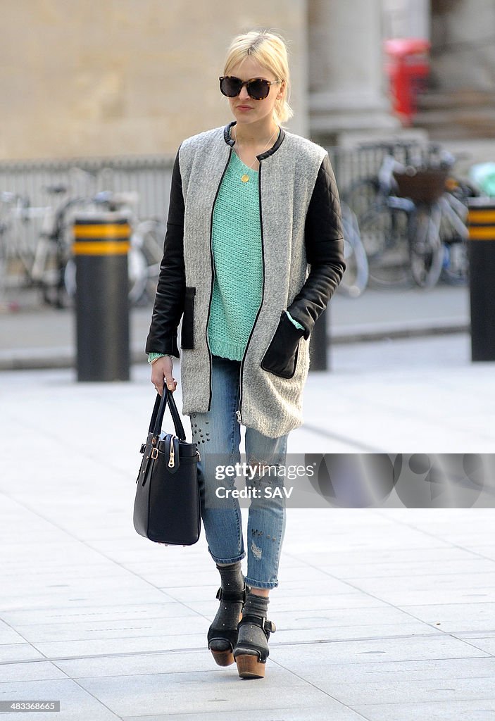 Celebrity Sightings In London - April 8, 2014