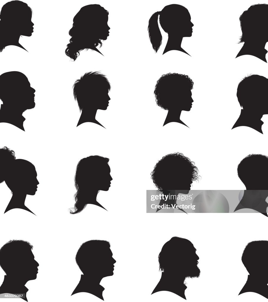 Faces High-Res Vector Graphic - Getty Images