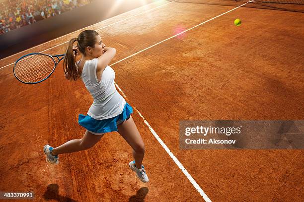 mulher jogador de ténis - tennis quick imagens e fotografias de stock