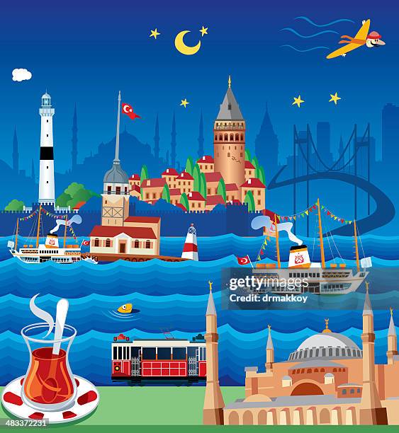 istanbul - istanbul stock illustrations