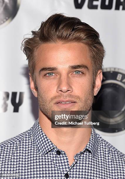 Actor Brian Borello attends the premiere of Blump International Films' "Shooting The Warwicks" at Arena Cinema Hollywood on August 7, 2015 in...