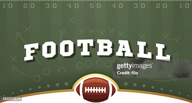 football-feld hintergrund - american football stock-grafiken, -clipart, -cartoons und -symbole