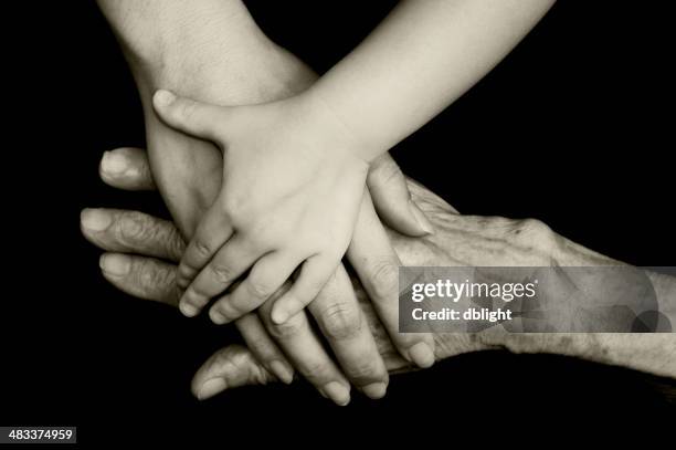 three generations - 3 overlapping stock pictures, royalty-free photos & images