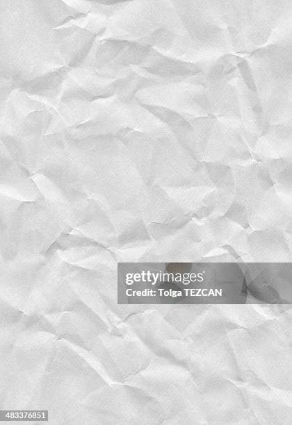 crushed paper - paper texture stockfoto's en -beelden