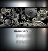 Vector Background With Gears