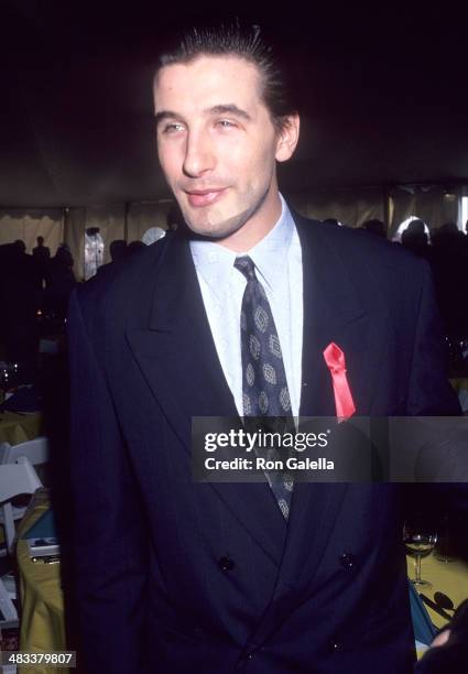 Actor William Baldwin attends the Eighth Annual IFP/West Independent Spirit Awards on March 27, 1993 at Santa Monica Beach in Santa Monica,...