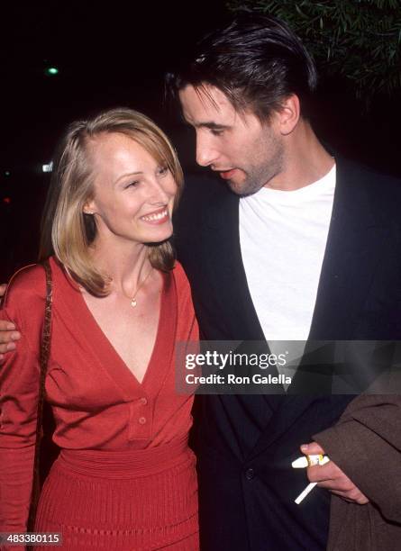 Singer Chynna Phillips and actor William Baldwin attend the "Indecent Proposal" Beverly Hills Premiere on April 6, 1993 at the Samuel Goldwyn Theatre...