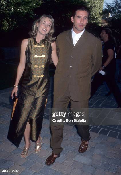 Singer Chynna Phillips and actor William Baldwin attend the Fourth Annual MTV Movie Awards on June 10, 1995 at Warner Bros. Studios in Burbank,...