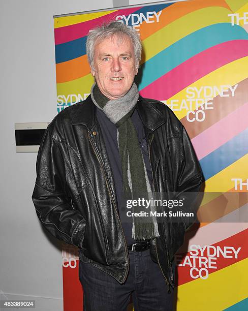 John Doyle arrives at the opening night of 'The Present' at Sydney Theatre Company on August 8, 2015 in Sydney, Australia.