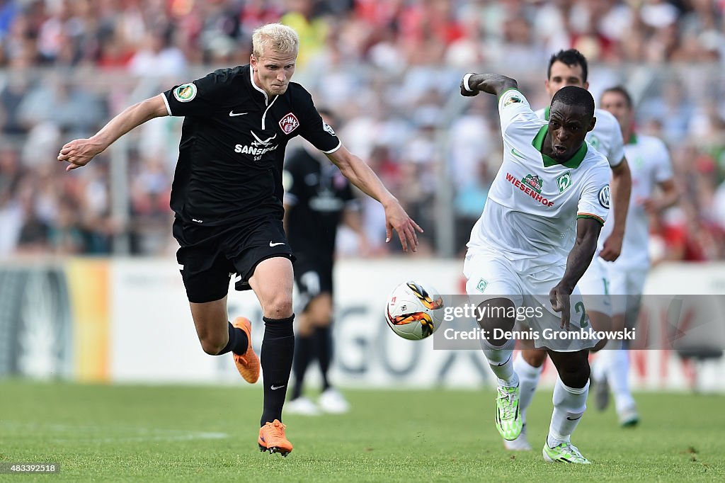 Wuerzburger Kickers v Werder Bremen  - DFB Cup