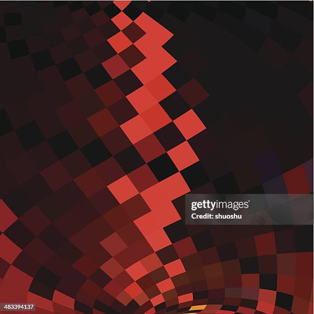 abstract red check pattern background - table surface texture stock illustrations