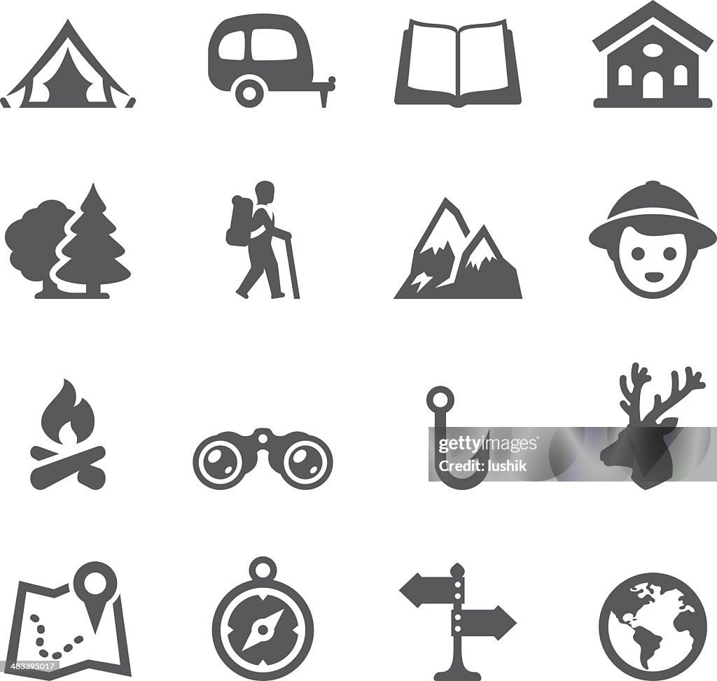 Mobico icons - Tourism and Camping