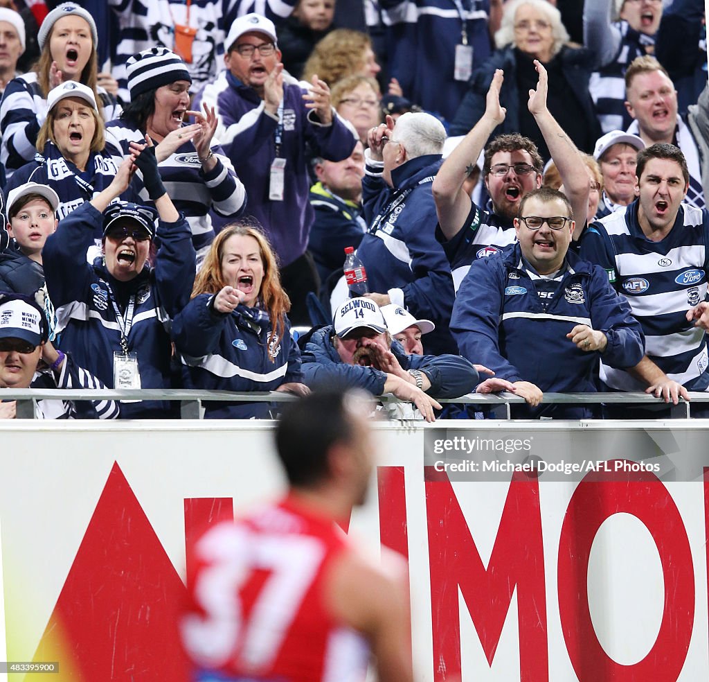 AFL Rd 19 -  Geelong Cats v Sydney Swans