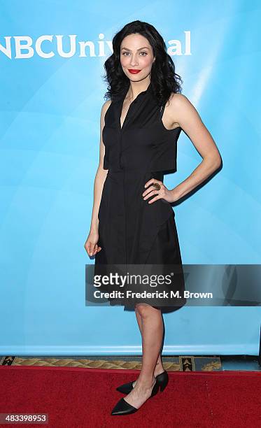 Actress Joanne Kelly attends NBCUniversal's Summer Press Day at The Langham Huntington Hotel and Spa on April 8, 2014 in Pasadena, California.