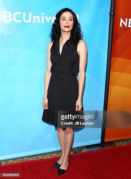 Joanne Kelly attends the NBC/Universal's 2014 Summer Press Day held at the Langham Hotel on April 8, 2014 in Passadena, California.
