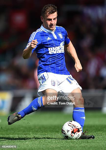 Ryan Fraser of Ipswich Town in action during the Sky Bet Championship match between Brentford and Ipswich Town at Griffin Park on August 8, 2015 in...