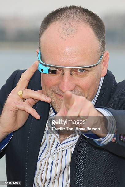 David Hewlett attends photocall for"State of Syn" at Hotel Majestic Jetty on April 8, 2014 in Cannes, France.