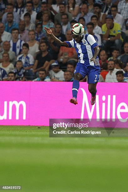 Porto's Portuguese forward Silvestre Varela during the pre-season friendly between FC Porto and Napoli at Estadio do Dragao on August 8, 2015 in...