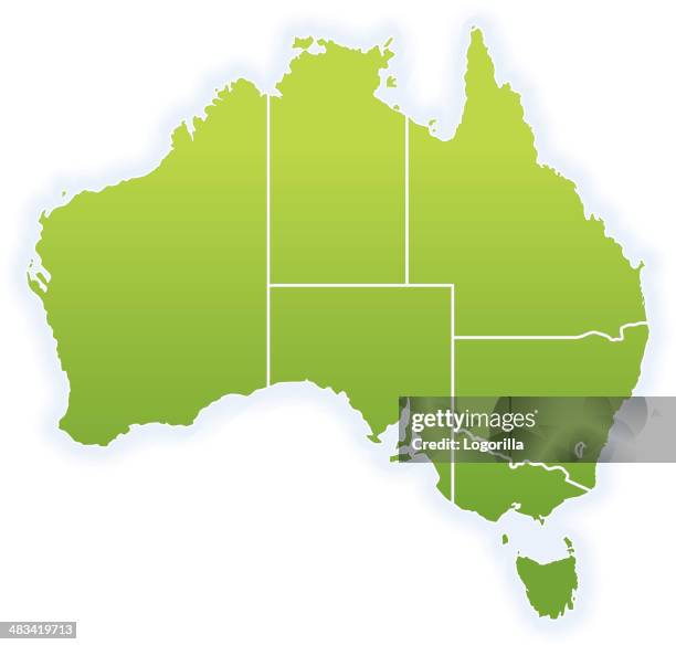map of australia - australia map stock illustrations