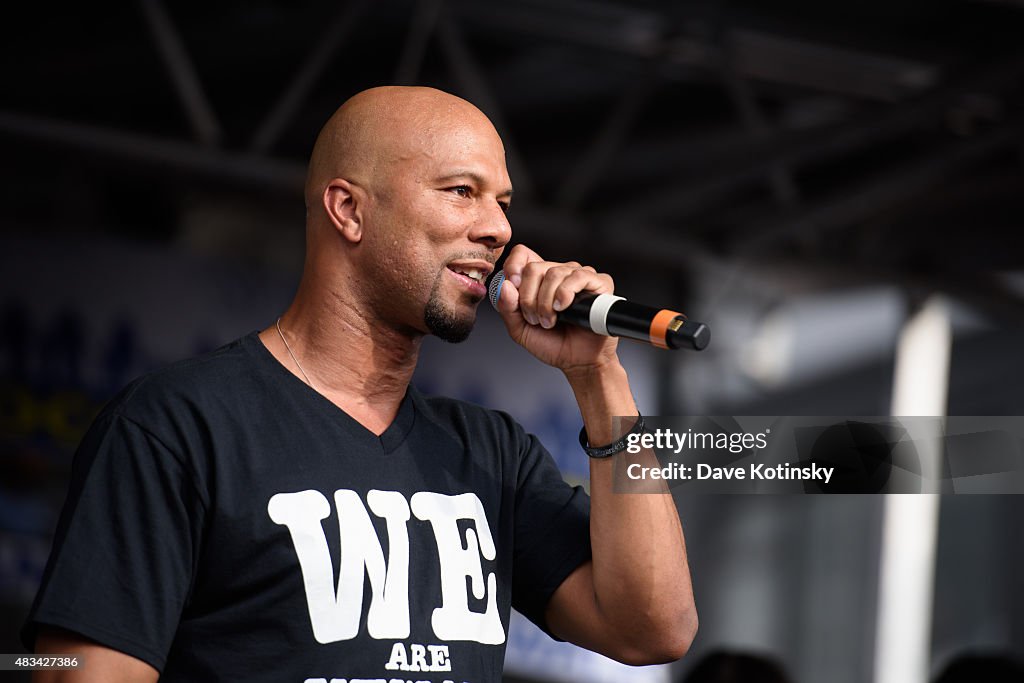 "Occupy The City" Anti Violence Rally With Common