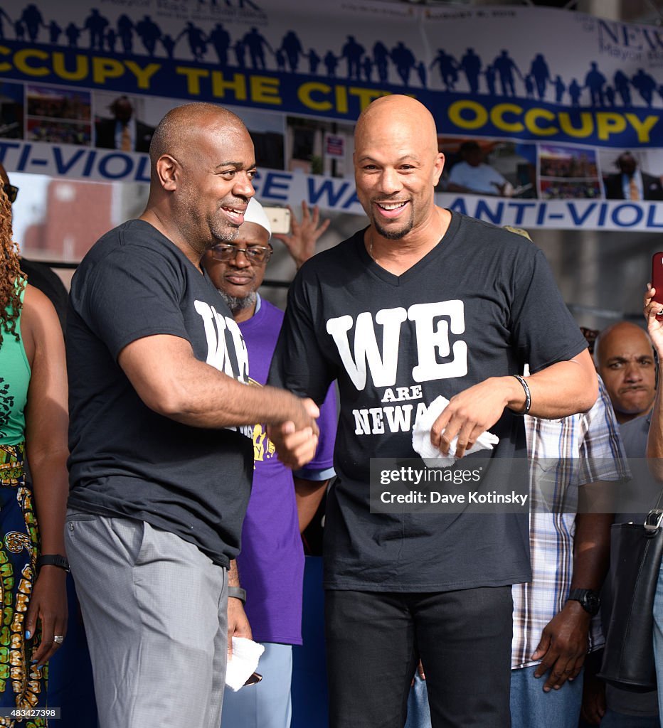 "Occupy The City" Anti Violence Rally With Common