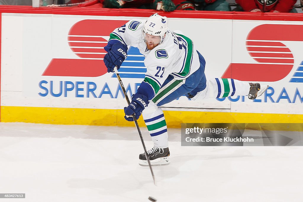 Vancouver Canucks v Minnesota Wild