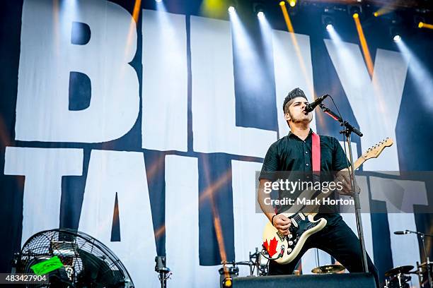 Ian D'Sa of Billy Talent performs on Day 2 of the Heavy Montreal Festival at Parc Jean-Drapeau on August 8, 2015 in Montreal, Canada.