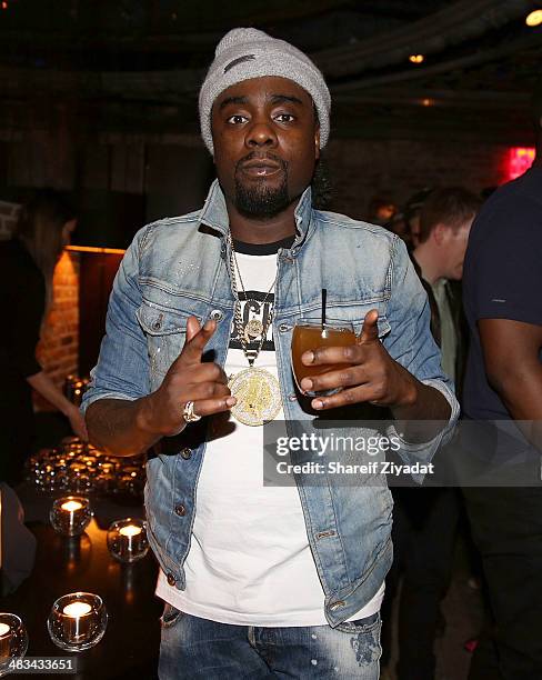 Wale attends the 2014 Wrkng Title Hat Collection at Manon on April 8, 2014 in New York City.