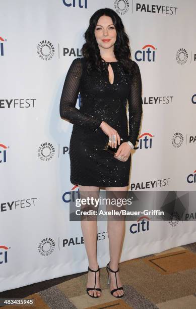 Actress Laura Prepon arrives at the 2014 PaleyFest - 'Orange Is The New Black' event at the Dolby Theatre on March 14, 2014 in Hollywood, California.