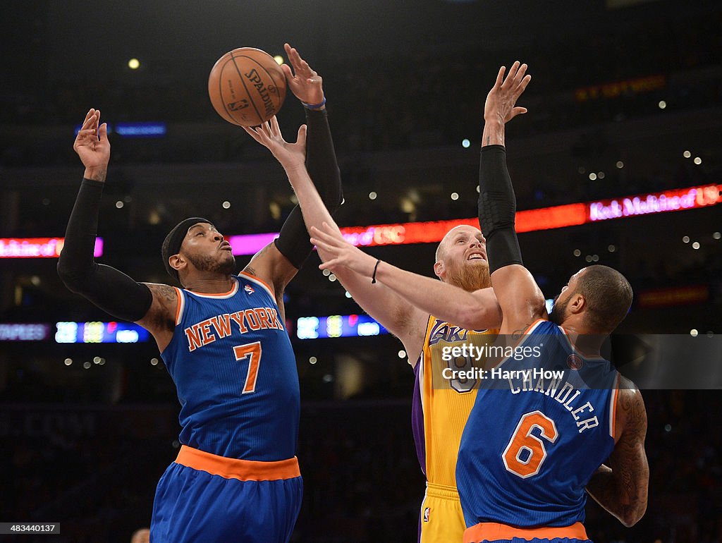 New York Knicks v Los Angeles Lakers