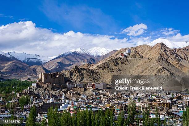 The capitol of Ladakh is embedded in high mountains.