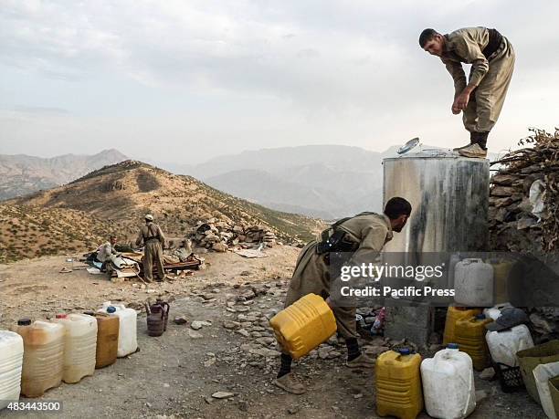 The PDKI movement is in Iranian borders, one kilometer away from the Iranian troops and where the Peshmerga stays.