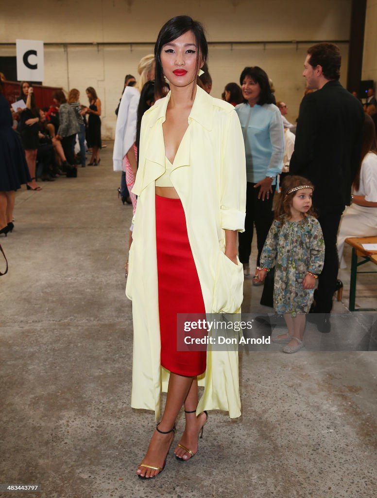 Dion Lee - Front Row - Mercedes-Benz Fashion Week Australia 2014