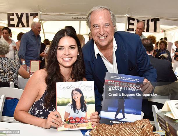 Katie Lee and Stewart Lane attend East Hampton Library Authors Night With Stewart F. Lane on August 8, 2015 in East Hampton, New York.