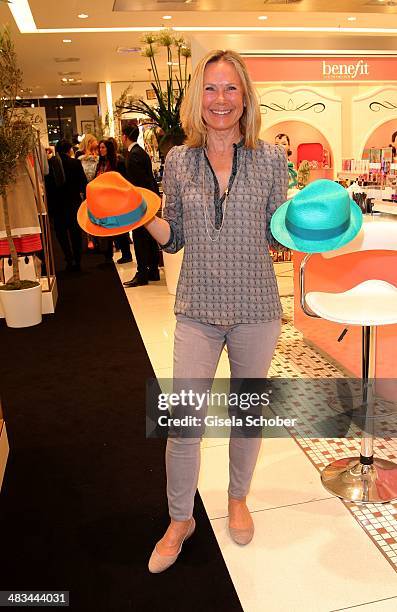 Sybille Beckenbauer attends the 'Studio Italia - La Perfezione del Gusto' grand opening at Oberpollinger on April 8, 2014 in Munich, Germany.