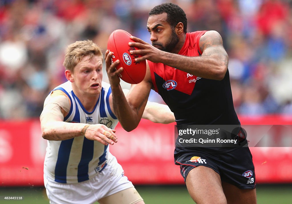 AFL Rd 19 -  Melbourne v North Melbourne