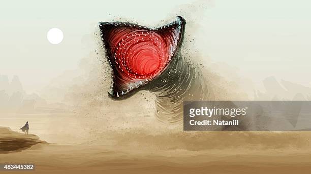 desert lord - sand stock illustrations