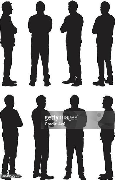 2 461点の男性 横向き 全身 立つイラスト素材 Getty Images