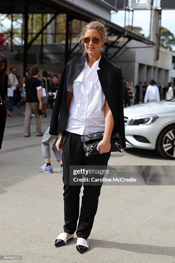 Street Style At Mercedes-Benz Fashion Week Australia 2014