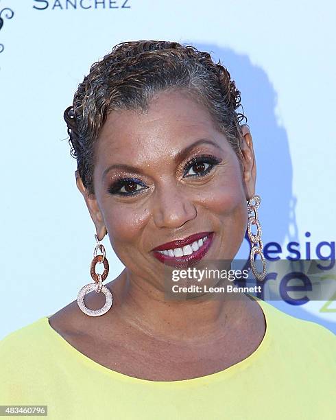 Personality Rolanda Watts arrives at the HollyRod Foundation's 17th Annual DesignCare Gala at The Lot Studios on August 8, 2015 in Los Angeles,...