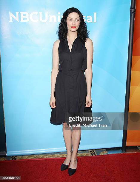Joanne Kelly arrives at the NBCUniversal's 2014 Summer Press Day held at Langham Hotel on April 8, 2014 in Pasadena, California.