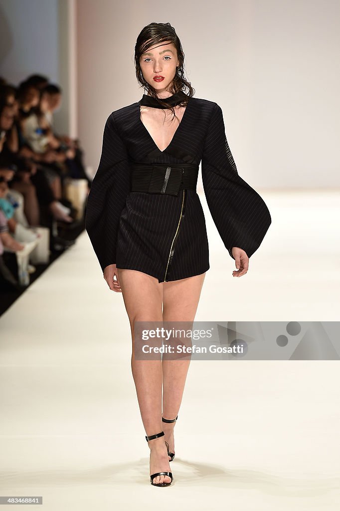 Raffles - Runway - Mercedes-Benz Fashion Week Australia 2014