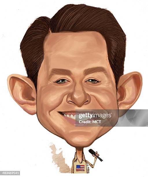 Dpi Chris Ware caricature of singer-songwriter Clay Aiken