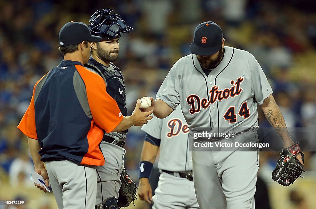 Detroit Tigers v Los Angeles Dodgers