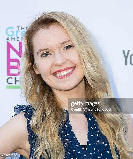 Actress Jennifer Jolliff attends the 4th Annual YouTube No Bull Teen Video Awards at YouTube Space LA on August 8, 2015 in Los Angeles, California.