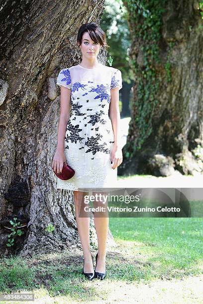 Actress Victoria Guerra attends Cosmos photocall on August 8, 2015 in Locarno, Switzerland.