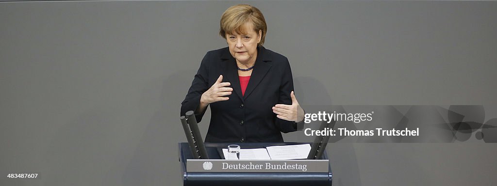 Debate at German Bundestag