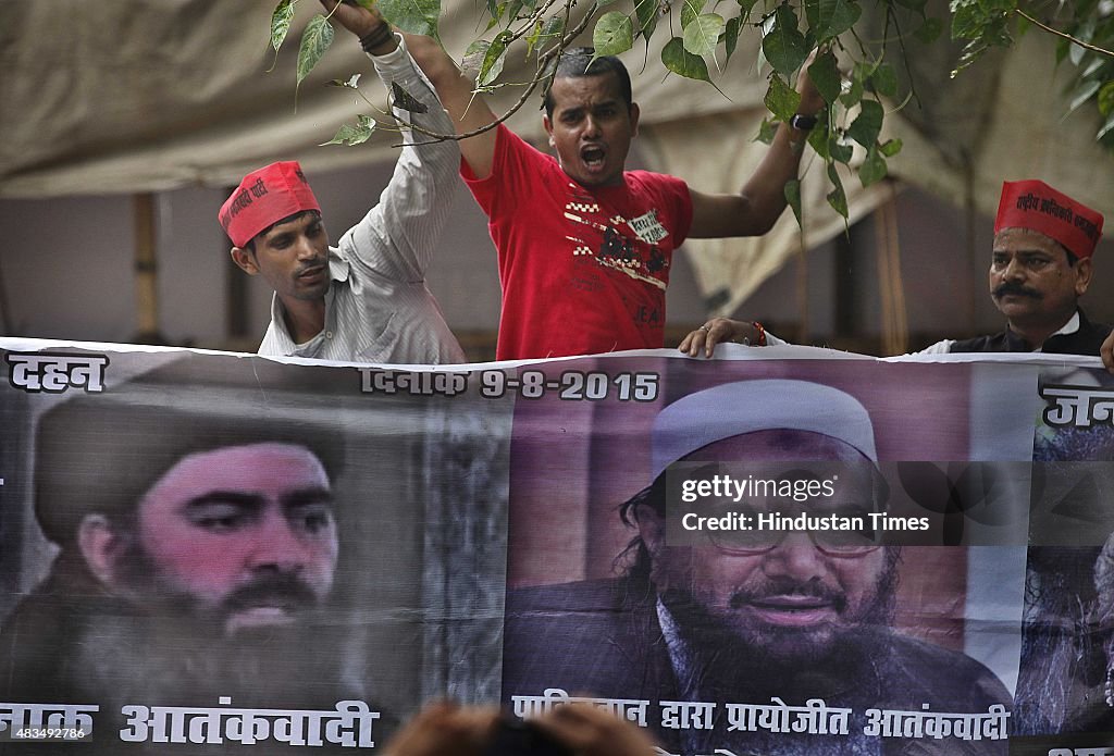 RKSP Members Protest Against Separatists And Unpatriotic Leaders For Waving Pakistan And Islamic State Flags