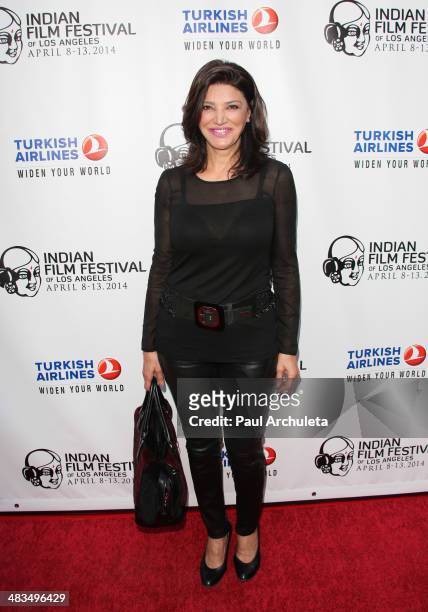 Actress Shohreh Aghdashloo attends the Indian Film Festival of Los Angeles opening night gala at ArcLight Cinemas on April 8, 2014 in Hollywood,...