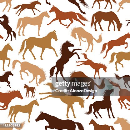 Horses Pattern Horses Pattern